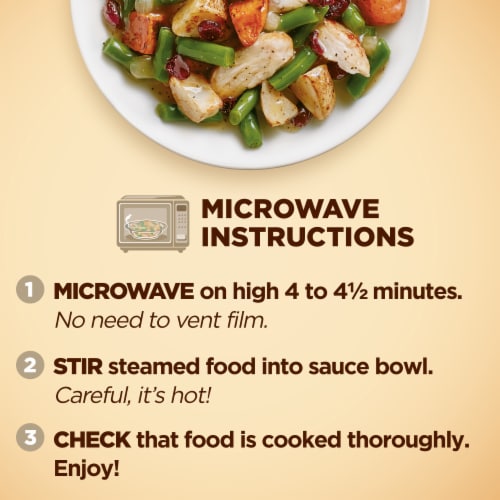 Healthy Choice Cafe Steamers Honey Glazed Turkey And Potatoes Frozen Meal Perspective: bottom