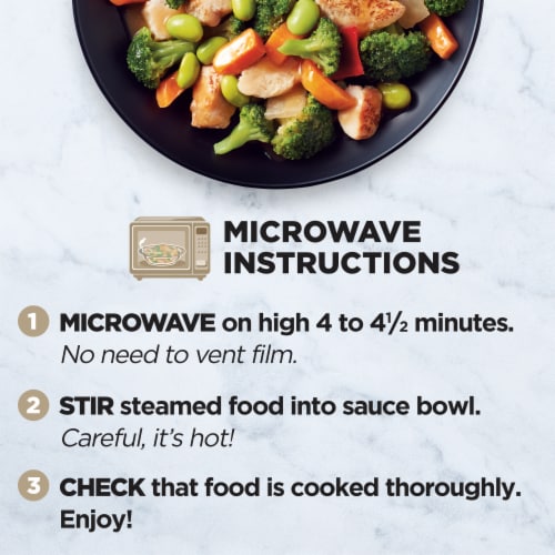 Healthy Choice Simply Steamers Chicken & Vegetable Stir Fry Frozen Meal Perspective: bottom