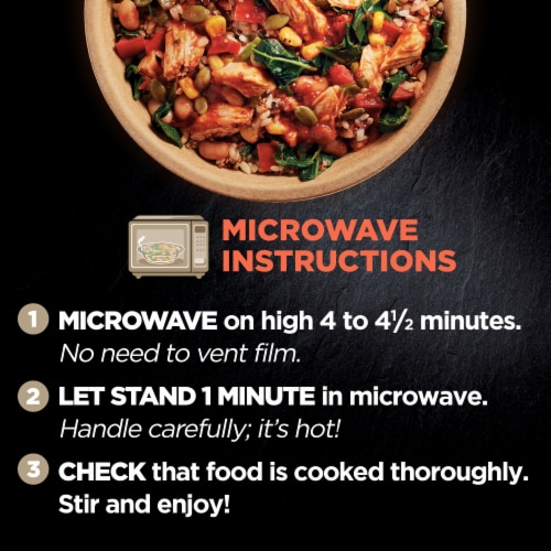 Healthy Choice Power Bowls Adobo Chicken Frozen Meal Perspective: bottom