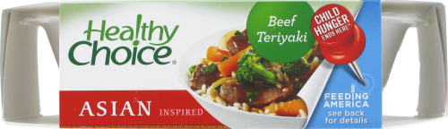 Healthy Choice Asian Inspired Beef Terijaki Perspective: bottom