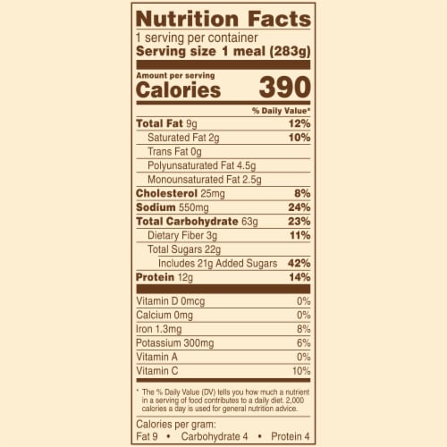 Healthy Choice Cafe Steamers Sweet & Sour Chicken Frozen Meal Perspective: bottom