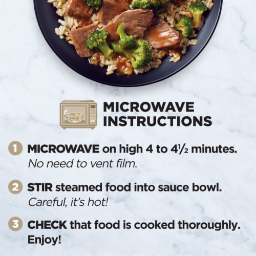 Healthy Choice® Simply Steamers Beef & Broccoli Meal Frozen Meal Perspective: bottom