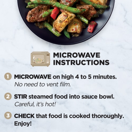 Healthy Choice Simply Steamers Beef Chimichurri Frozen Meal Perspective: bottom