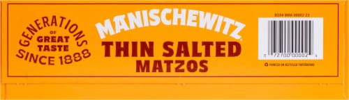 Manischewitz® Thin Salted Matzos Perspective: bottom