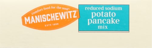 Manischewitz Potato Pancake Mix Reduced Sodium Perspective: bottom