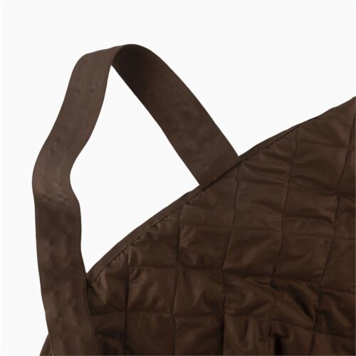 E-Living Store 11.4  Modern Fabric Reversible Sofa Cover in Chocolate Finish Perspective: bottom