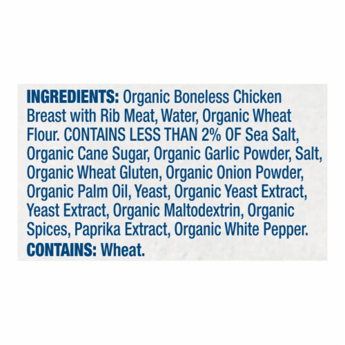 PERDUE® SIMPLY SMART® ORGANICS Lightly Breaded Chicken Breast Cutlets Perspective: bottom