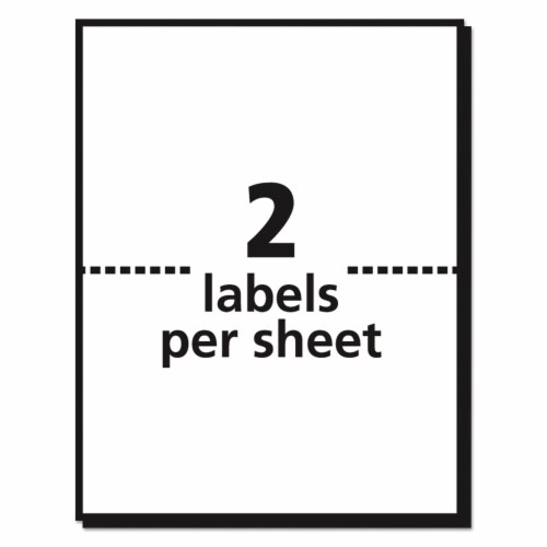 Avery™ Internet Shipping Labels - White Perspective: bottom