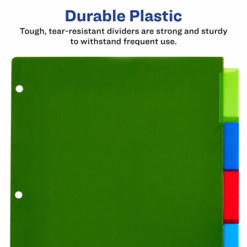 Avery® Big Tab Plastic Pocket Intsert Divider Perspective: bottom