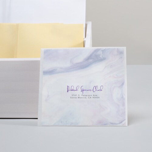 Avery® Easy Peel Ink Jet Mailing Labels - Clear Perspective: bottom