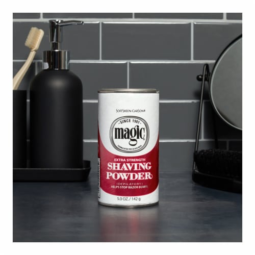 Softsheen-Carson Magic Shave Razorless Shaving Powder Extra Strength Perspective: bottom