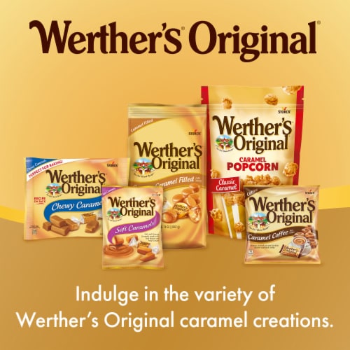 Werthers Original Soft Vanilla Crème Caramel Candy Perspective: bottom