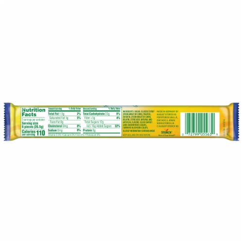 Mamba® Fruit Chews Chewy Candy Stick Pack Perspective: bottom