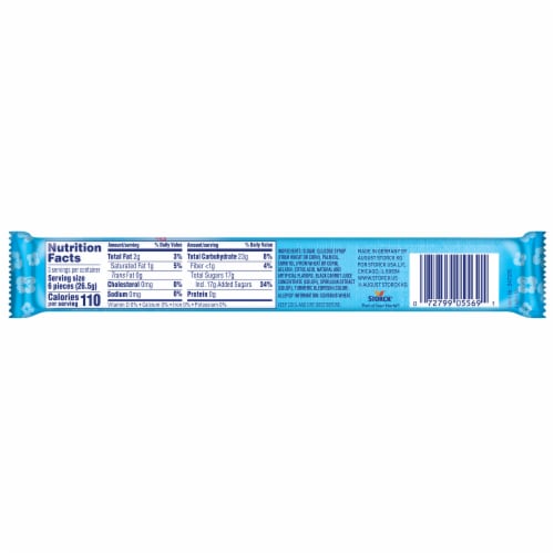 Mamba® Tropics Fruit Chews Chewy Candy Stick Pack Perspective: bottom