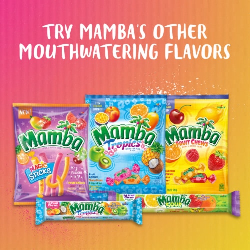 Mamba® Magic Sticks Fruit Chewy Candy Sticks Perspective: bottom