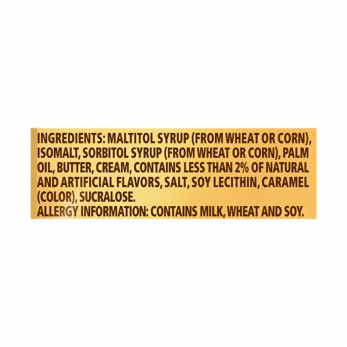 Werther's Original Sugar Free Vanilla Chewy Caramel Candies Perspective: bottom