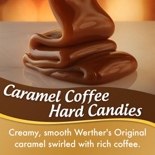 Werthers Original Hard Carmel Coffee Candy Perspective: bottom