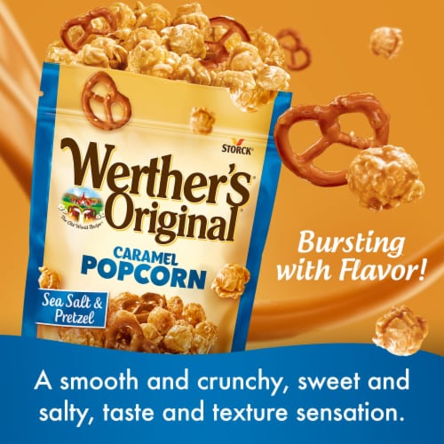 Werther's® Original® Sea Salt & Pretzel Carmel Popcorn Pouch Perspective: bottom