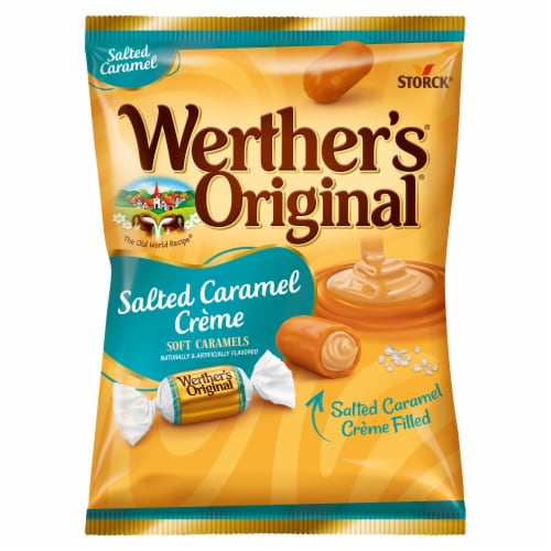 Werther’s Original Salted Caramel Creme Soft Caramels Perspective: bottom