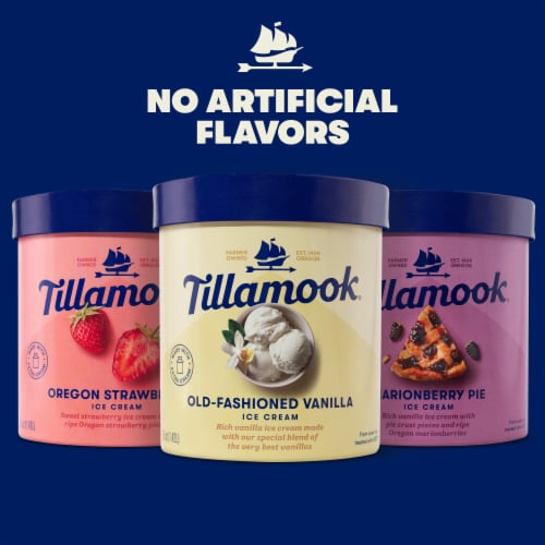 Tillamook Marionberry Pie Ice Cream Perspective: bottom
