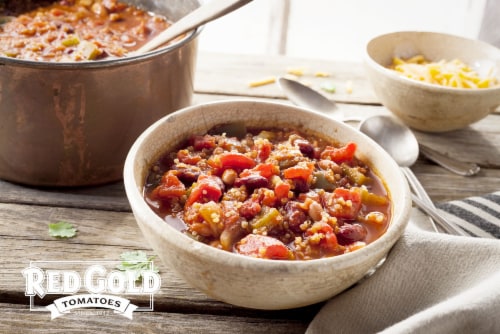 Red Gold® Chili Ready Diced Tomatoes Perspective: bottom