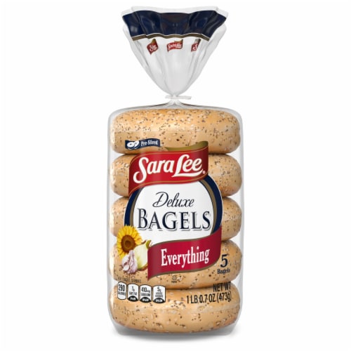 Sara Lee Pre-Sliced Everything Bagel Perspective: bottom