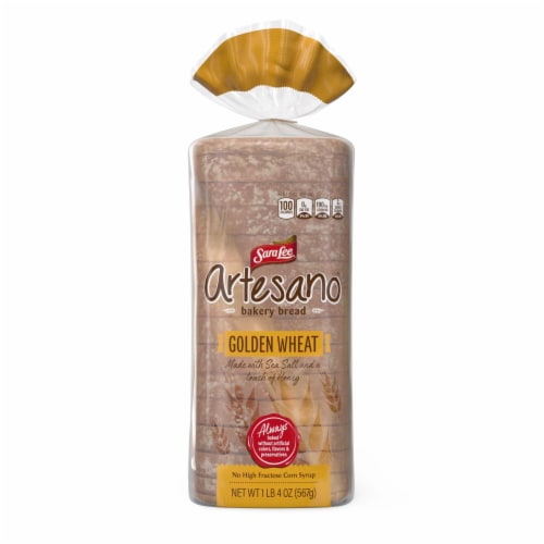 Sara Lee Artesano Golden Wheat Bread Perspective: bottom