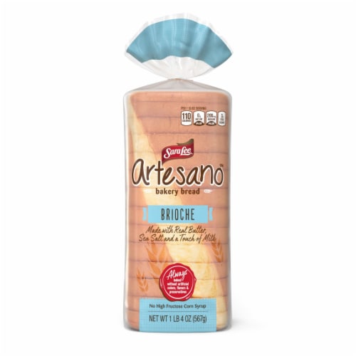 Sara Lee Artesano Brioche Bakery Bread Perspective: bottom