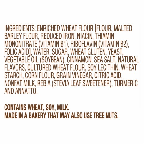Sara Lee® Artesano™ Sweet Cinnamon Bread Perspective: bottom