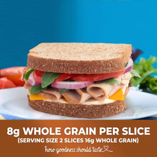 Sara Lee Delightful Soft & Smooth Wheat Bread Perspective: bottom