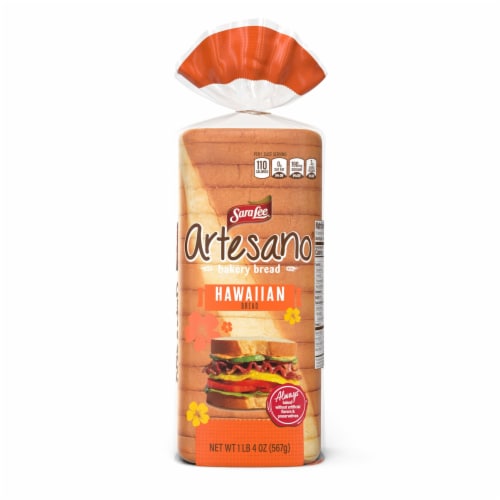 Sara Lee Artesano Hawaiian Bread Perspective: bottom