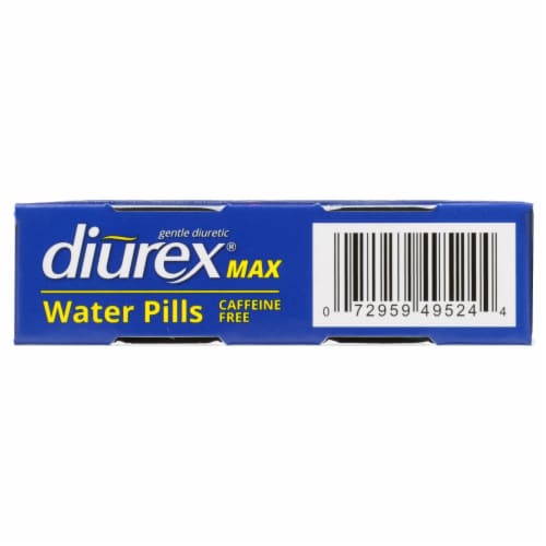 Diurex Max Bloat Relief Water Caplets Perspective: bottom