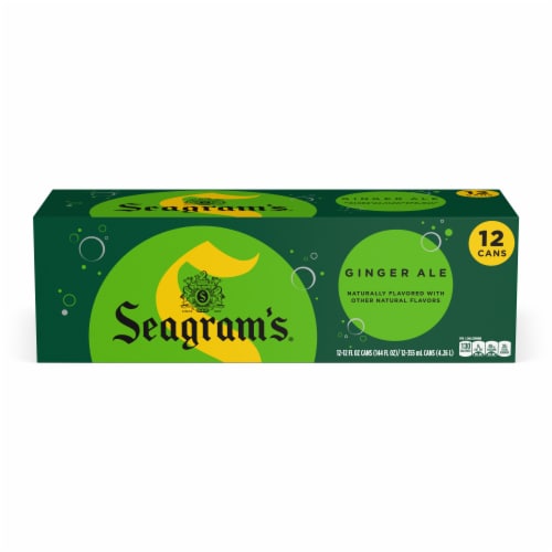 Seagram's® Ginger Ale Caffeine Free Soda Cans Perspective: bottom
