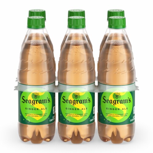 Seagram'S® Ginger Ale Caffeine Free Soda Bottles Perspective: bottom