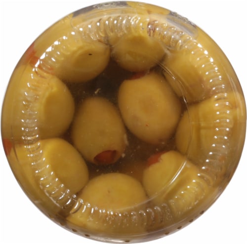 Pearls® Pimento Stuffed Manzanilla Green Olives Perspective: bottom