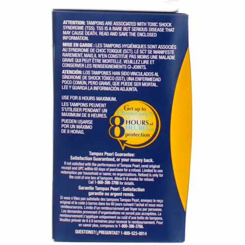 Tampax Pocket Pearl Unscented Regular Tampons Perspective: bottom