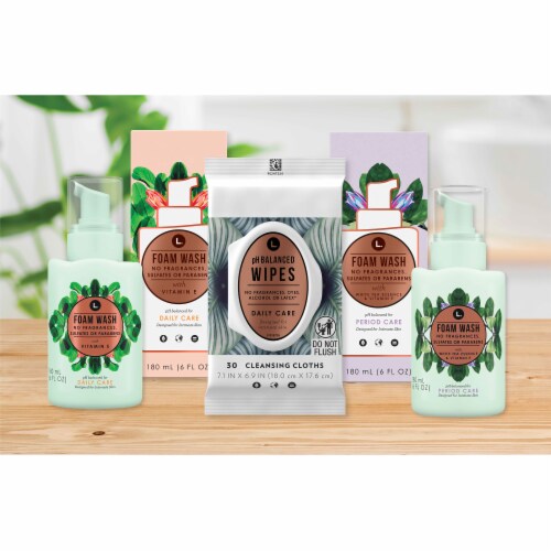 L. Foam Feminine Wash pH Balanced for Daily Care Perspective: bottom