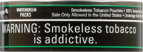 Copenhagen® Wintergreen Packs Smokeless Tobacco Perspective: bottom