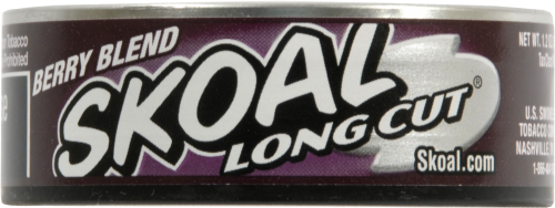 Skoal Long Cut Berry Blend Snuff Perspective: bottom