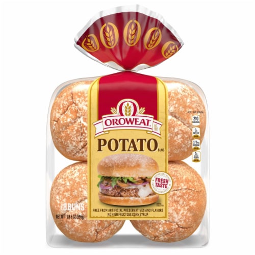 Oroweat Country Potato Sandwich Buns Perspective: bottom