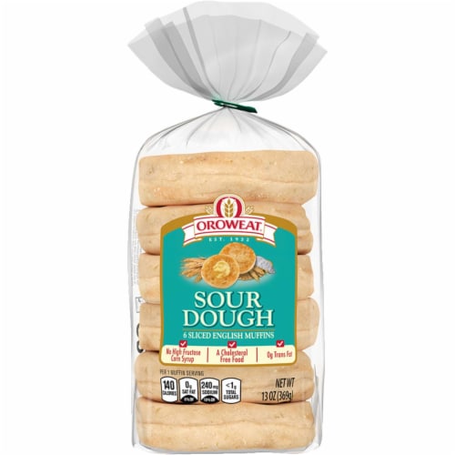 Oroweat® Sour / Foods 13 English ct - Muffins, 6 oz Dough