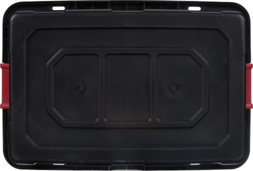 Sterilite Industrial Storage Tote - Black Perspective: bottom