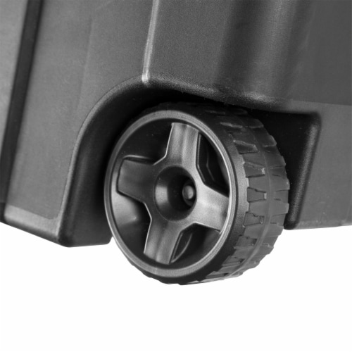 Sterilite 40 Gallon Wheeled Industrial Tote - Black Perspective: bottom