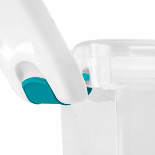 Sterilite® Latching Storage Box - Clear Perspective: bottom