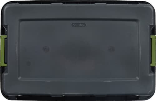 Sterilite Tuff Latch Storage Tote - Gray Perspective: bottom