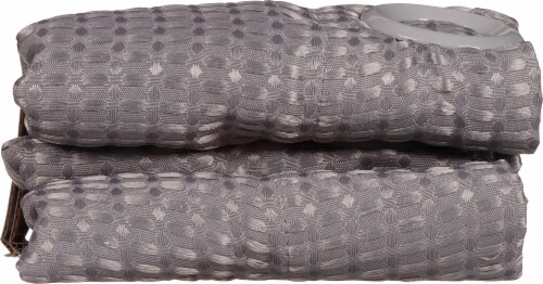 Maytex Mills InstaCurtain Stevenson Shower Curtain - Gray Perspective: bottom