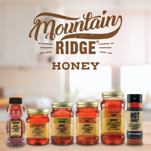 Mountain Ridge Organic Honeybear, Kosher, 12 OZ Perspective: bottom