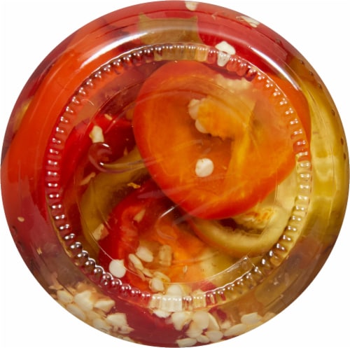 Mezzetta™ Deli-Sliced Hot Cherry Peppers Perspective: bottom