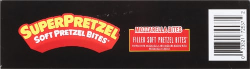 SuperPretzel Soft Pretzel Mozzarella Cheese Bites Perspective: bottom