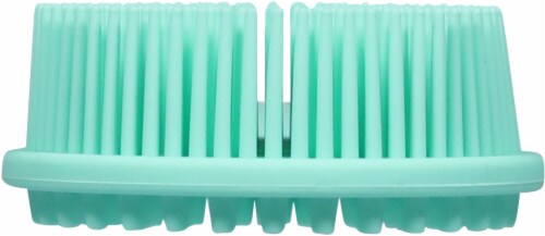 Earth Therapeutics Silicone Back Brush Perspective: bottom